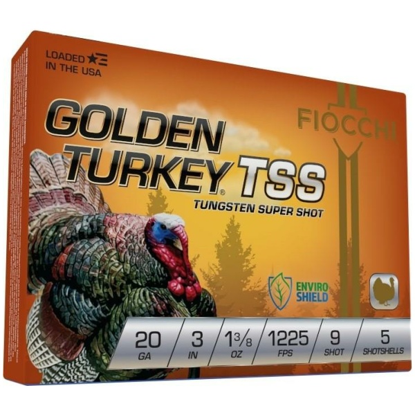 GOLDEN TURKEY TUNGSTEN TSS 20ga 3" 1 3/8oz #9 5RD/Box 1175 fps