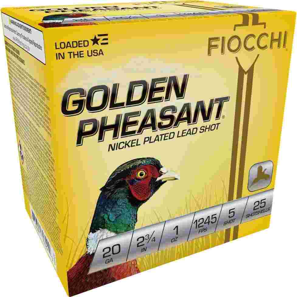 GOLDEN PHEASANT NP 20ga 2 3/4" 1oz #5 1245fps 25RD