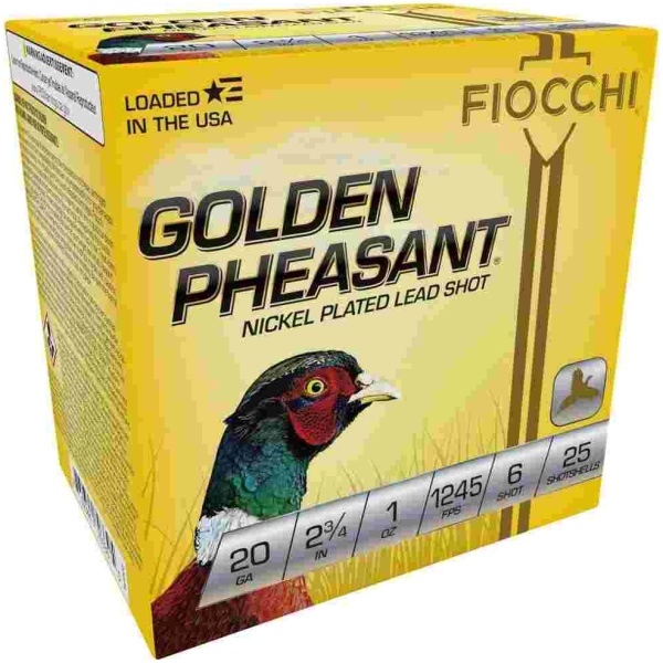 GOLDEN PHEASANT NP 20ga  2 3/4" 1oz #6 1245fps 25rd