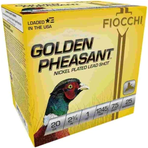 GOLDEN PHEASANT NP 20ga 2 3/4" 1oz  #7.5 1245fps 25RD