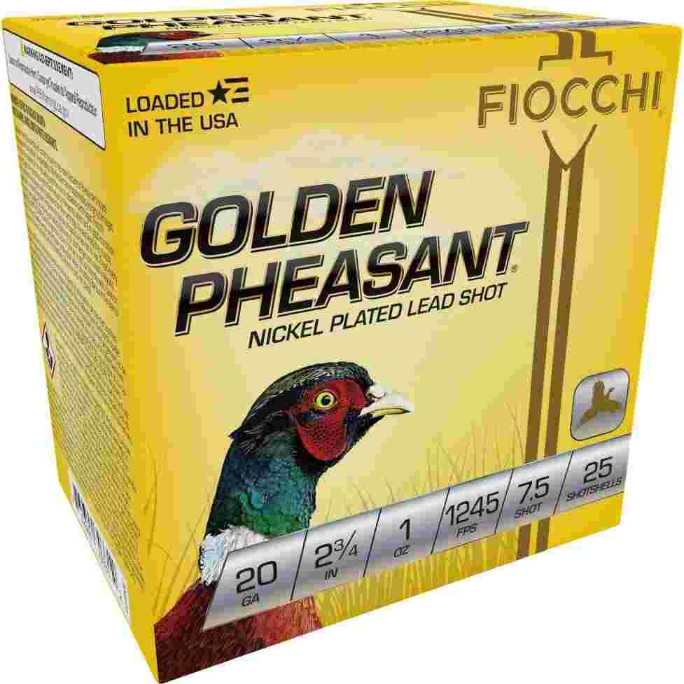 GOLDEN PHEASANT NP 20ga 2 3/4" 1oz #7.5 1245fps 25RD