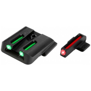 Truglo Fiber Optic Sight Set S&W M&P 380EZ - Red Front Green Rear