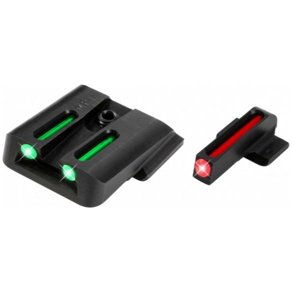 Truglo Fiber Optic Sight Set S&W M&P 380EZ - Red Front Green Rear