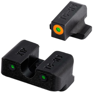 Truglo Tritium PRO Glock 17 19 22 23 24 26 27 33 34 35 3 & 39 MOS LOW Set Orange