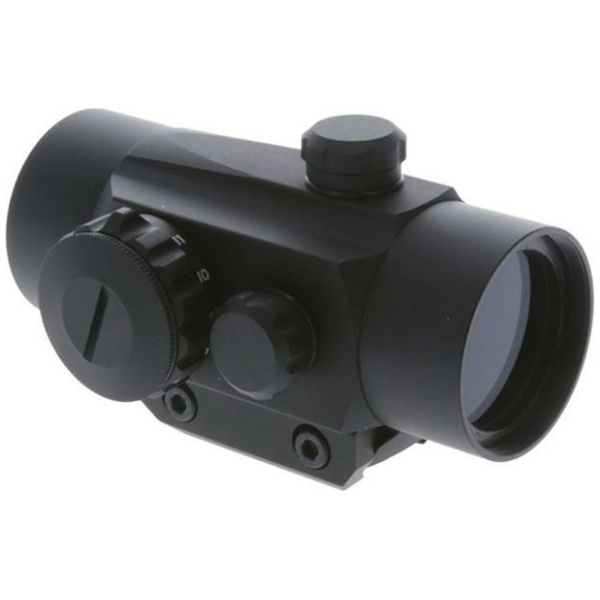 Truglo Traditional Red Dot Sight - 1x30mm 5 MOA Dot Size -  Black