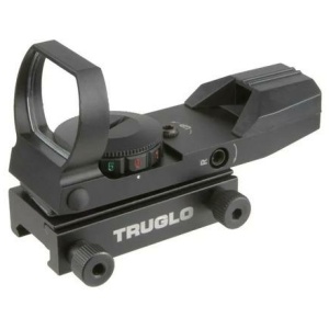 Truglo Dual Color Open Red Dot Sight 24x34mm 5 MOA Reticle Illuminated Black