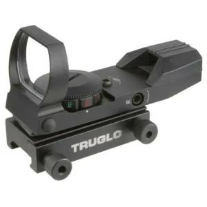 Truglo Dual Color Open Red Dot Sight 24x34mm 5 MOA Reticle Illuminated Black