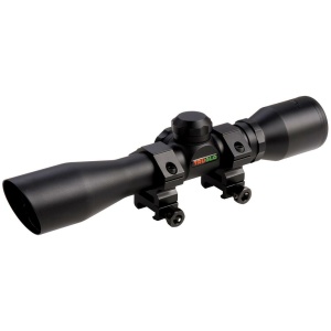 Truglo Compact Rimfire & Shotgun Rifle Scope - 4x32mm Diamond Ballistic 22.5' 5" Black
