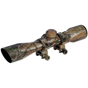 Truglo Compact Shotgun Rifle Scope - 4x32mm Diamond Ballistic Realtree APG