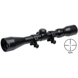 Truglo Trushot Rifle Scope w/Weaver Style Rings - 3-9x40mm  11.52-37.7' 3.15-3.94" Matte