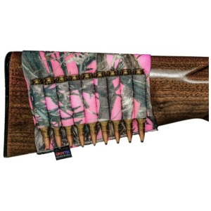Grovtec Buttstock Cartridge Shell Holder- Rifle Open Style TrueTimber Pink