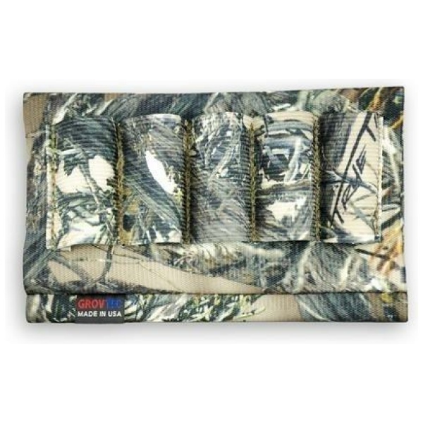 Grovtec Buttstock Cartridge Shell Holder Shotgun Open Style TrueTimber