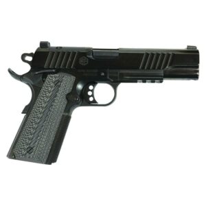 Alpha Foxtrot AF1911 70 Series Handgun 9mm Luger 9rd Magazine 5" Barrel Black Novak Sights