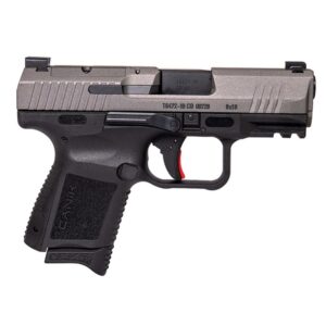 Century Arms Canik TP9 Elite SC 9mm Luger 12rd (1) & 15rd (1) Magazines 3.5" Barrel Tungsten Slide/ Black Grip