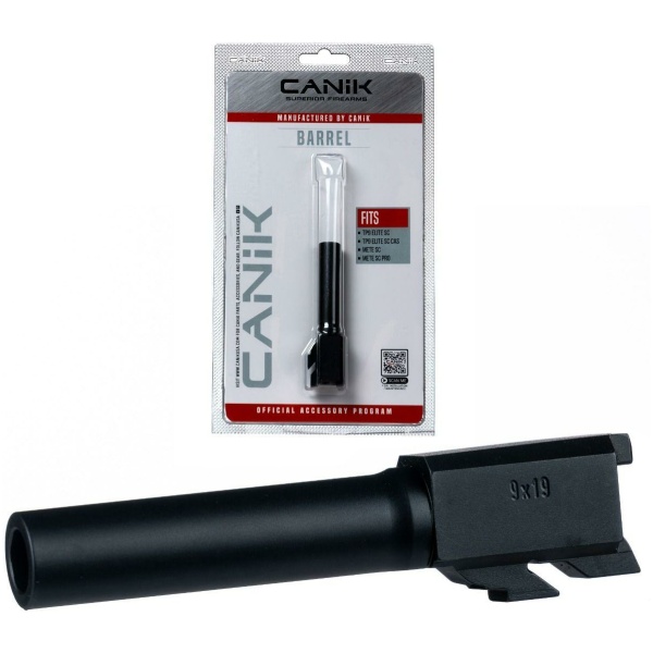 Canik Steel Drop in Barrel for Select 9mm Canik Pistols Sub Compact Black