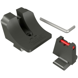 Canik Warren Tactical Suppressor Sight Fiber Front Wide Blacked Out Rear