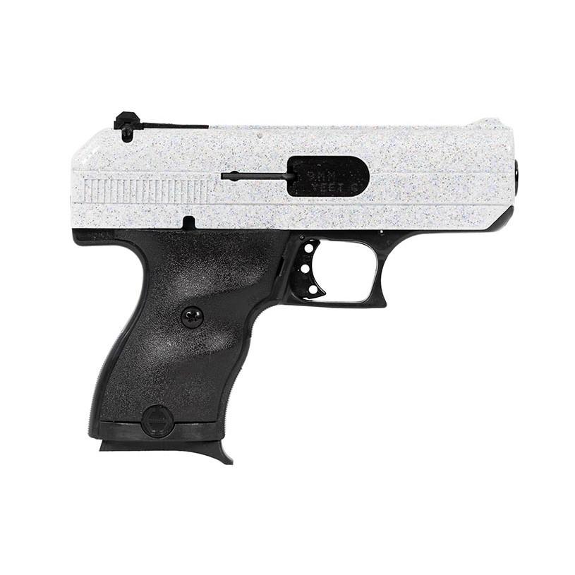 HiPoint C-9 White Sparkle Handgun 9mm Luger 8rd Magazine 3.5" Barrel White Slide with black Grip