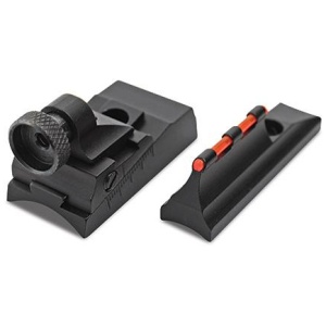 Traditions Peep Sight Fiber Optic Sight System Fits Traditions & CVA Straight Non-tapered Barrels