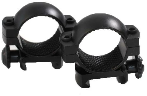 Traditions Aluminum Scope Rings fits Weaver Style Bases 1" Med - Matte Black