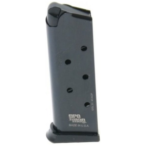 ProMag Steel Handgun Magazine Officers .45 ACP Blued 6/rd
