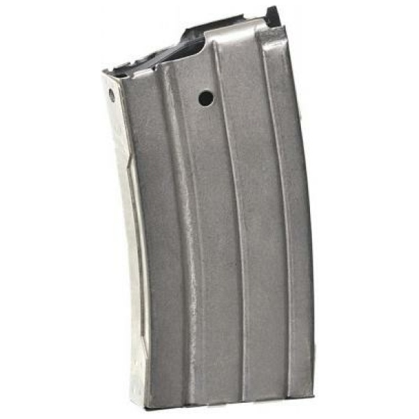 ProMag Rifle Magazine For Ruger Mini-14 .223 Rem 20/rd Nickel Plated Steel