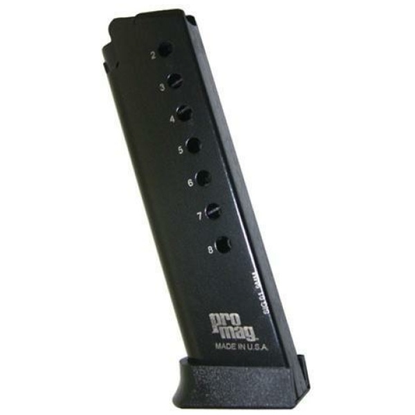 ProMag Sig Sauer P225/P6 Magazine 9mm Blued Steel 8/rd