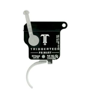 TriggerTech Rem 700 Primary Curved Trigger Single Stage Stainless Steel/Black