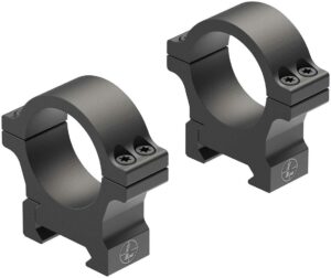 Pair of black scope mounting rings