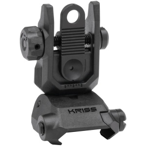 KRISS USA REAR FLIP-UP SIGHT BLK STEEL