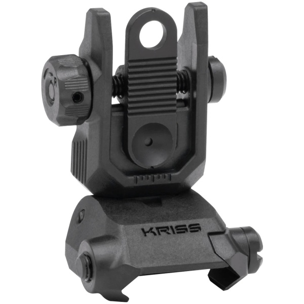 KRISS USA REAR FLIP-UP SIGHT BLK POLY