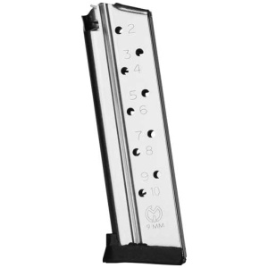 METALFORM MAGAZINE 1911 GOVT. - 9MM 10RD S/S REMOVABLE BASE