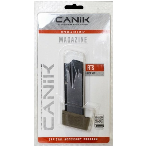 CANIK MAG MC9 15RD 9MM FULL EXT FDE