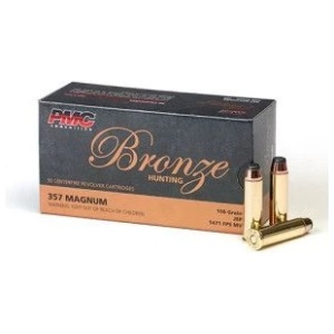 PMC Bronze .357 Magnum Handgun Ammo - 158 Grain | JSP | 50rd Box