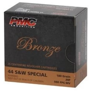 PMC Bronze .44 S&W Special Handgun Ammo - 180 Grain | JHP | 25rd Box