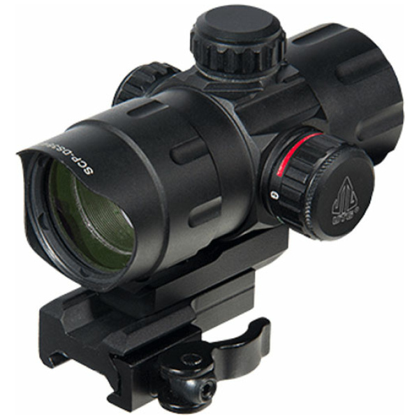 UTG RED DOT 4.0 MOA DOT 38MM - T-DOT RED/GRN W/INTEGRAL QD MT