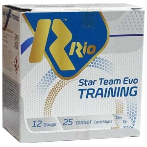 Rio Star Team Training 12ga Target Load 2.75 inch Shotgun Shells - #7.5 | 1 oz. | 1200 fps | 25rd Box
