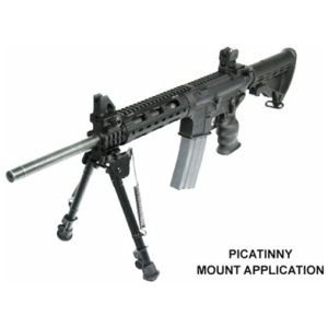 UTG BIPOD TACTICAL OP 8-12.4" - PICATINNY MOUNT W/STUD ADAPTER