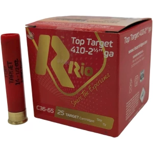 Rio Top Target 14 .410ga Target Load 2.5 inch Shotgun Shells - #8 | 1/2 oz. | 1200 fps | 25rd Box