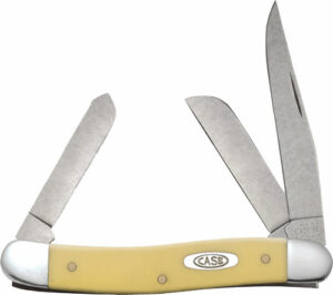 CASE KNIVES YELLOW SYNTHETIC - SMOOTH MEDIUM STOCKMAN