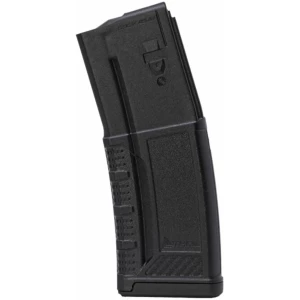 Black rifle magazine on white background