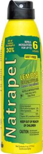 Natrapel insect repellent, lemon eucalyptus, 6-hour protection