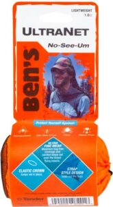 Ben's UltraNet mosquito head net packaging.