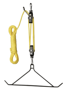 Heavy duty game gambrel and hoist lift system