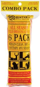 Hunter's Specialties field dressing gloves combo pack.