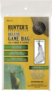 Hunter's Specialties Deluxe Game Bag for meat storage.