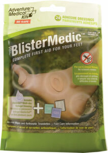 BlisterMedic adhesive dressings for foot care.
