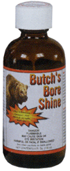 Butch's Bore Shine gun cleaning solution bottle