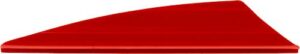 Red shark fin-shaped object.