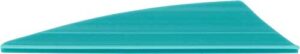 Blue plastic triangle squeegee for cleaning surfaces.