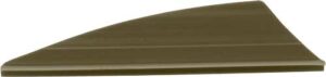 Brown plastic wedge doorstopper